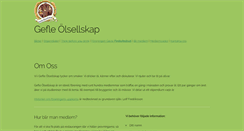 Desktop Screenshot of gefleolsellskap.com